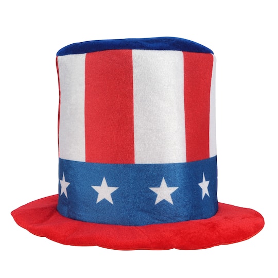 Red, White &#x26; Blue Oversized Stars &#x26; Stripes Hat by Celebrate It&#x2122;